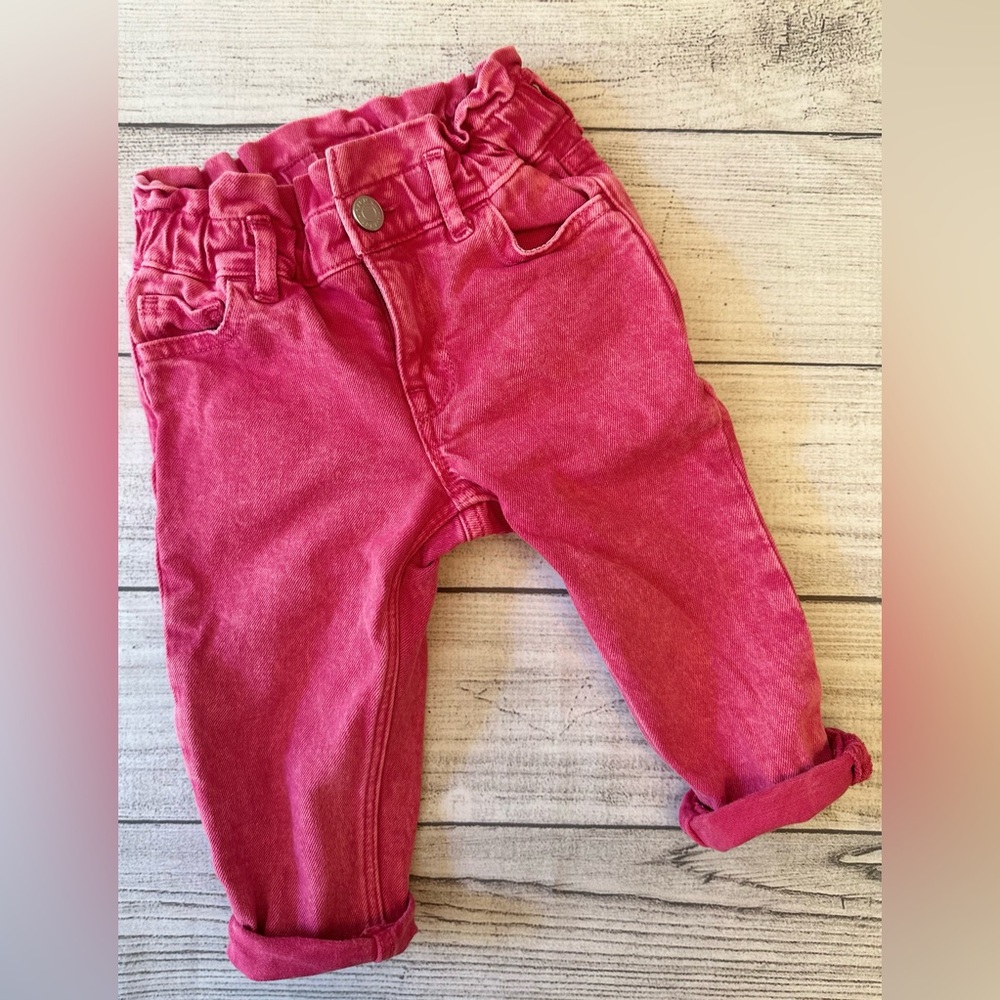 Gap Toddler Just Like Mom Jeans with Washwell in Standout Pink, Size 2T, EUC